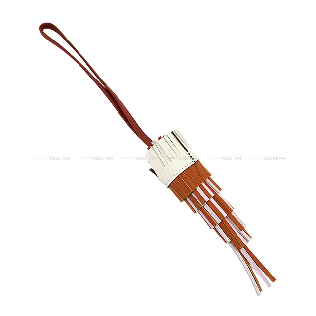 HERMES bag charm Chouette Owl Pain d'Epice/Mauve Pale/Sienne/Nata/Blanc (White) Agneau Milo/Veau Epsom Stamp K[BRAND NEW][Authentic]