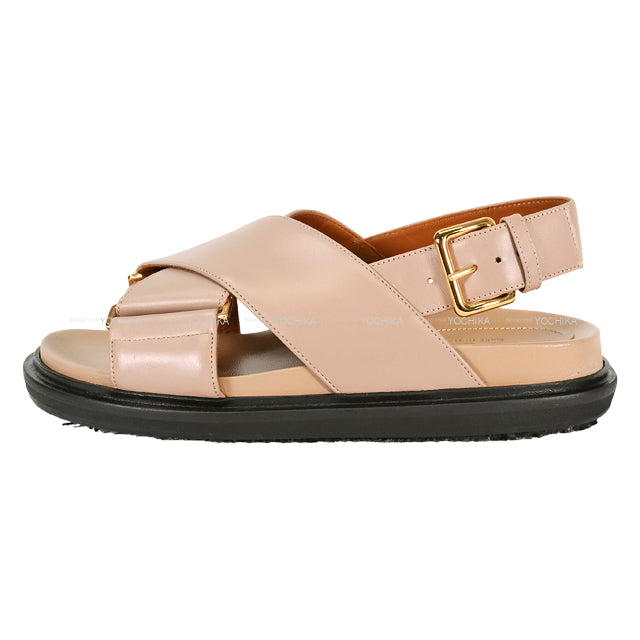 MARNI sandals Criss Cross Desert baige calf 36 FBM00052501[BRAND NEW][Authentic]