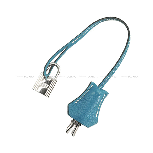 [Pre-loved] HERMES Shoulder bag Bolide31 Bleu Jean Taurillon Clemence Silver HW Stamp □K[USED SA][Authentic]