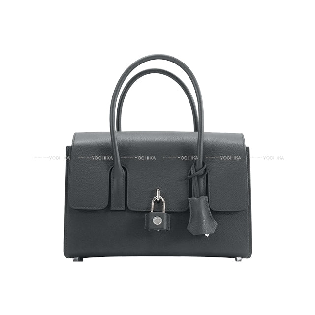 HERMES Handbag NEW DRAG 2 22 Ardoise Evercolor Silver HW Stamp W[BRAND NEW][Authentic]