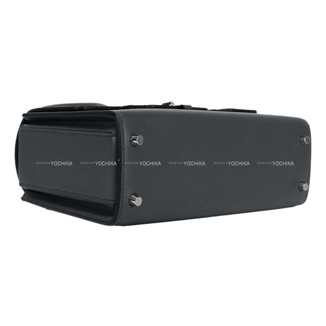 HERMES Handbag NEW DRAG 2 22 Ardoise Evercolor Silver HW Stamp W[BRAND NEW][Authentic]