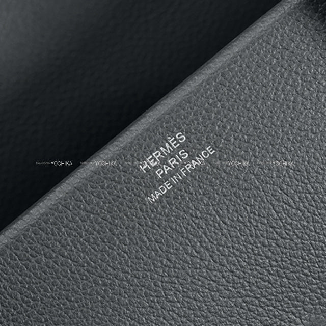 HERMES Handbag NEW DRAG 2 22 Ardoise Evercolor Silver HW Stamp W[BRAND NEW][Authentic]