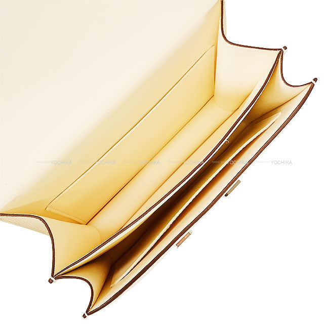 [Pre-loved] HERMES Shoulder bag Constance 3 18 Nata Veau Epsom Silver HW Stamp U[LIKE NEW][Authentic]