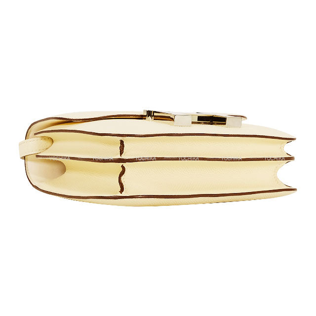 [Pre-loved] HERMES Shoulder bag Constance 3 18 Nata Veau Epsom Silver HW Stamp U[LIKE NEW][Authentic]