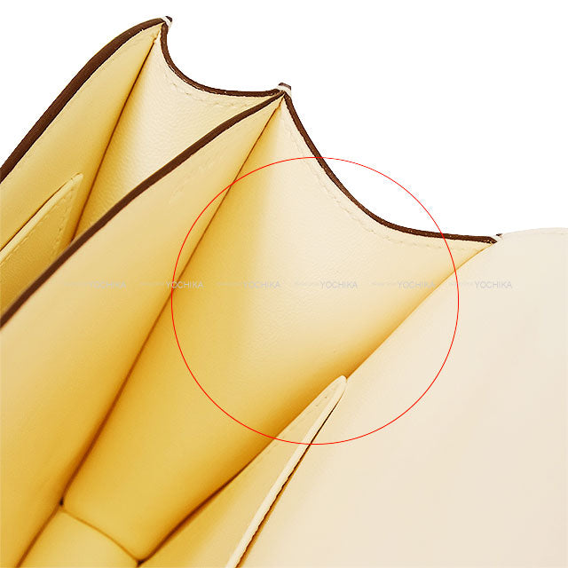 [Pre-loved] HERMES Shoulder bag Constance 3 18 Nata Veau Epsom Silver HW Stamp U[LIKE NEW][Authentic]