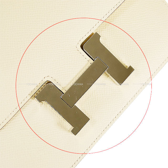 [Pre-loved] HERMES Shoulder bag Constance 3 18 Nata Veau Epsom Silver HW Stamp U[LIKE NEW][Authentic]