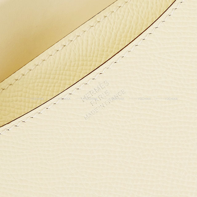 [Pre-loved] HERMES Shoulder bag Constance 3 18 Nata Veau Epsom Silver HW Stamp U[LIKE NEW][Authentic]