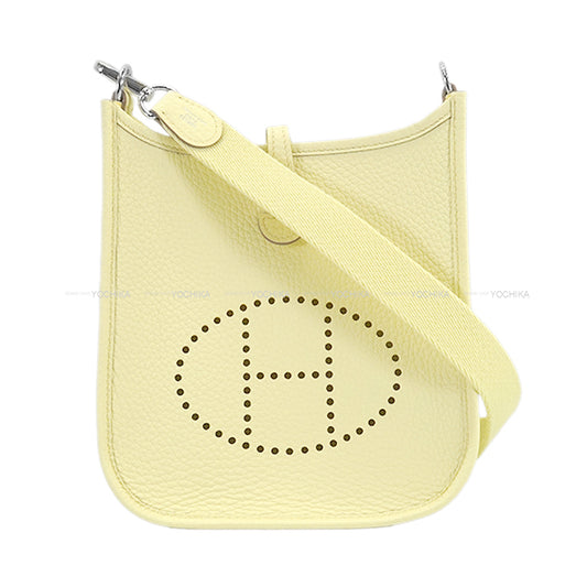 HERMES Shoulder bag Evelyne 16 TPM Jaune Milton Taurillon Clemence Silver HW Stamp K[BRAND NEW][Authentic]
