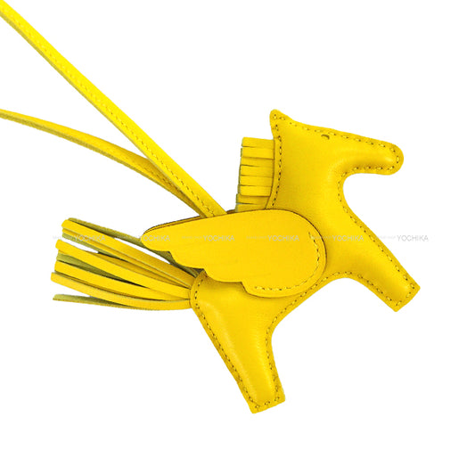 HERMES bag charm Rodeo Pegasus PM SO NAPLES Jaune de Naples Agneau Milo/Veau Swift Stamp K[BRAND NEW][Authentic]