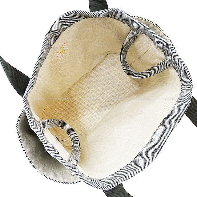 HERMES tote bag Mother's bag Animo Natte Gris Galle Toile H Silver HW[BRAND NEW][Authentic]