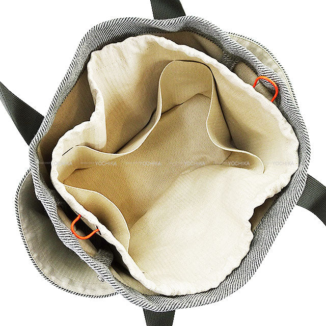 HERMES tote bag Mother's bag Animo Natte Gris Galle Toile H Silver HW[BRAND NEW][Authentic]