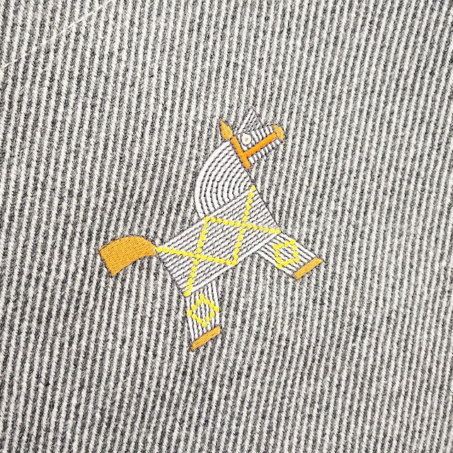 HERMES tote bag Mother's bag Animo Natte Gris Galle Toile H Silver HW[BRAND NEW][Authentic]