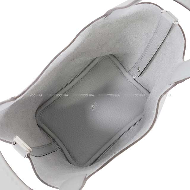 HERMES Handbag Picotin Lock 18 PM Bleu Glacier Taurillon Clemence Silver HW Stamp K[BRAND NEW][Authentic]