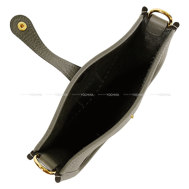 HERMES Shoulder bag Evelyne 16 TPM Gris Meyer Taurillon Clemence Gold HW Stamp K[BRAND NEW][Authentic]