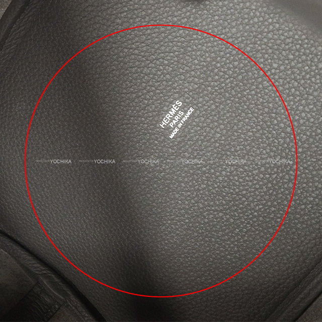 [Pre-loved] HERMES Handbag Picotin Lock 22 MM Gris Meyer Taurillon Maurice Silver HW Stamp U[LIKE NEW][Authentic]