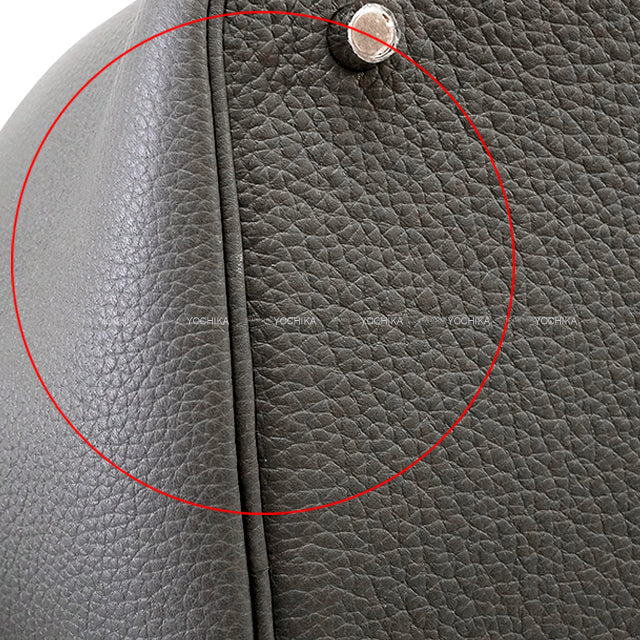 [Pre-loved] HERMES Handbag Picotin Lock 22 MM Gris Meyer Taurillon Maurice Silver HW Stamp U[LIKE NEW][Authentic]