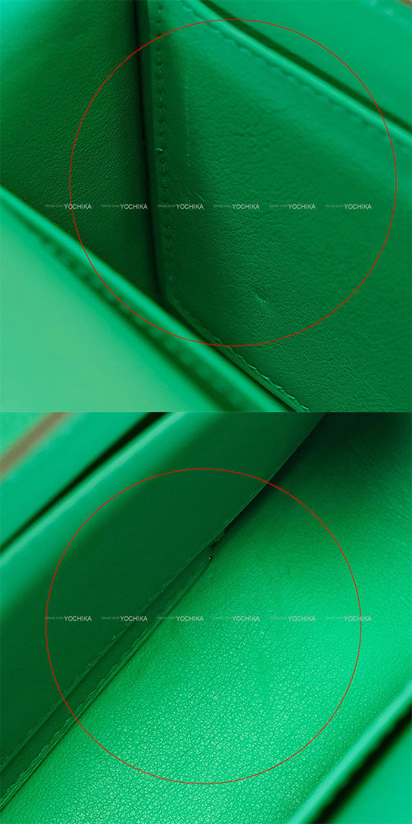 [Pre-loved] HERMES Shoulder bag Menthe (Mint) Chevre Myzore Silver HW Stamp U[LIKE NEW][Authentic]