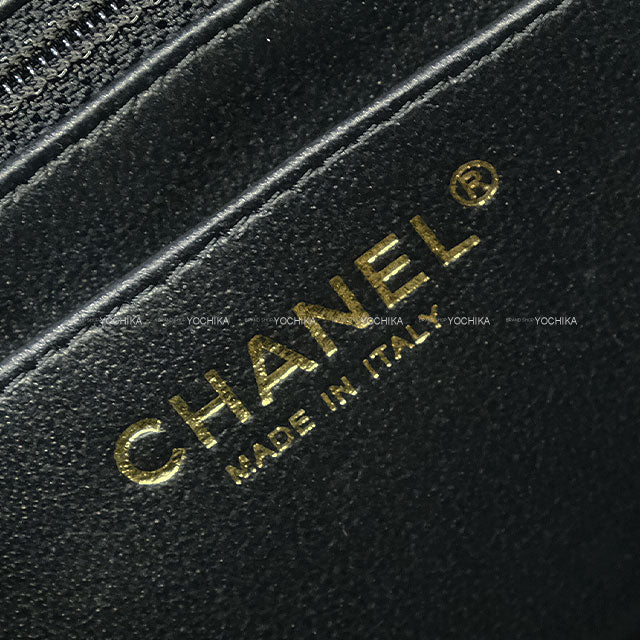 [Pre-loved] CHANEL Shoulder bag Mini Matelasse 20 COCO Mark Chain Noir (Black) Lambskin Champagne Gold HW A69900[USED SA][Authentic]