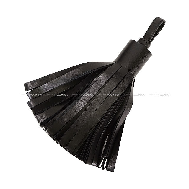 HERMES Handbag Go Team with Tassel Ebene/Chocolat/New White Feutre(Felt)/Veau Swift Silver HW Stamp W[BRAND NEW][Authentic]