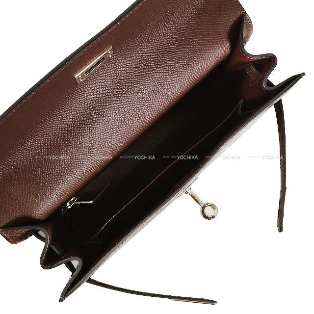 HERMES Shoulder bag Rouge Sellier/Rose Darling/Noir (Black) Veau Epsom/Veau Tadelakt/Chevre Mysore Silver HW Stamp W[BRAND NEW][Authentic]