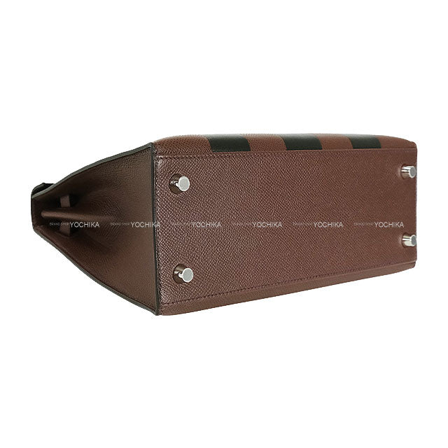 HERMES Shoulder bag Rouge Sellier/Rose Darling/Noir (Black) Veau Epsom/Veau Tadelakt/Chevre Mysore Silver HW Stamp W[BRAND NEW][Authentic]