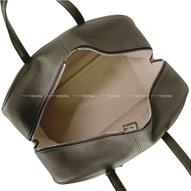 [Pre-loved] HERMES Shoulder bag Victoria 43 Vert maquis Veau Togo Silver HW Stamp Y[LIKE NEW][Authentic]