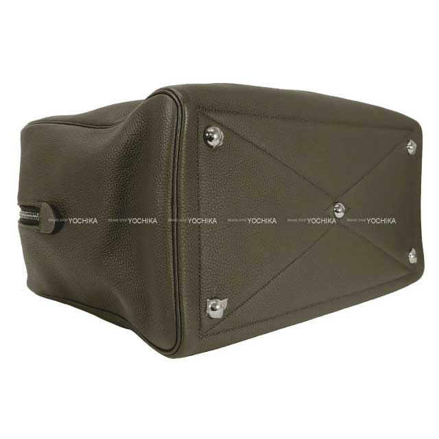 [Pre-loved] HERMES Shoulder bag Victoria 43 Vert maquis Veau Togo Silver HW Stamp Y[LIKE NEW][Authentic]