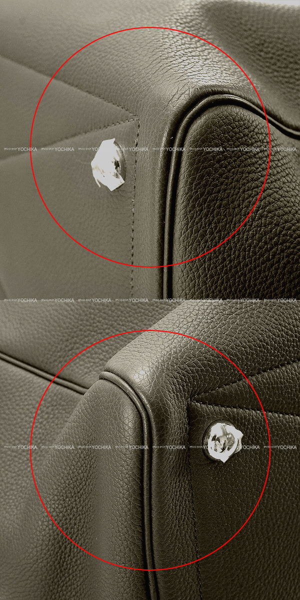 [Pre-loved] HERMES Shoulder bag Victoria 43 Vert maquis Veau Togo Silver HW Stamp Y[LIKE NEW][Authentic]