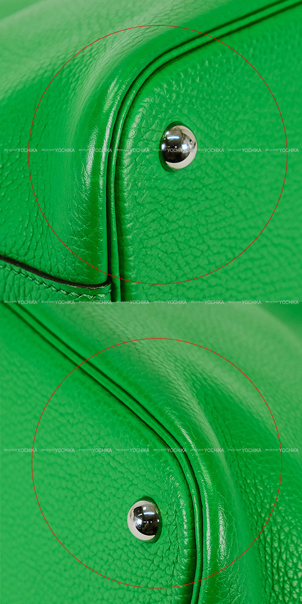 [Pre-loved] HERMES Shoulder bag Bolide31 Bambou Taurillon Clemence Silver HW Stamp R[USED SA][Authentic]