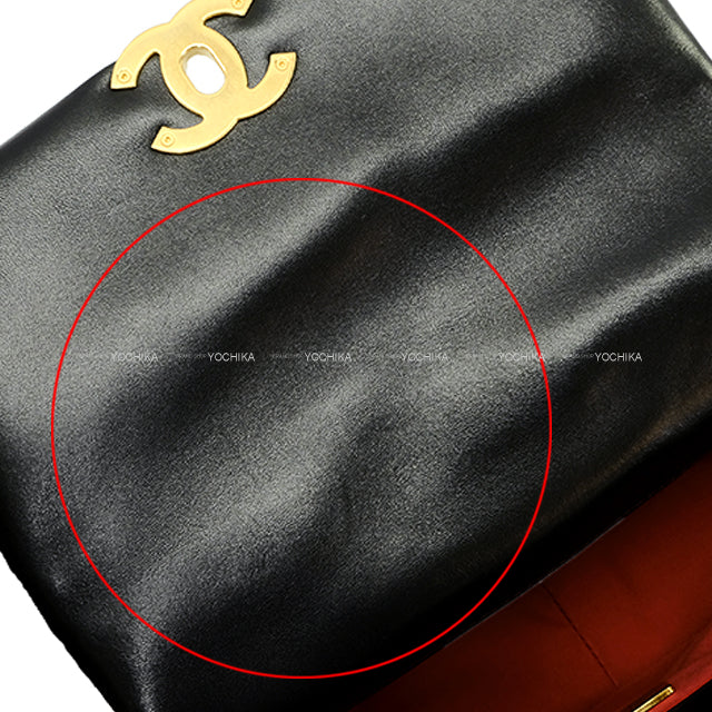 [Pre-loved] CHANEL Shoulder bag Chanel 19 Chain Handbag Noir (Black) Shiny Lambskin AS1160[LIKE NEW][Authentic]