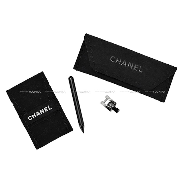 [Pre-loved] CHANEL Watches Premiere with diamonds Noir (Black) Stainless steel/52 Brilliant Cut diamonds (about 0.26 carats)/ceramic Silver HW H2163[LIKE NEW][Authentic]
