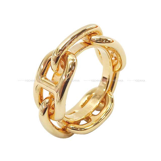 HERMES Scarf ring 90 Chaine d'Ancre Regate Lucade Perm brass Perm Brass Plated Inner diameter: 0.8" Outer diameter: 1.2" Height: 0.4"[EXCELLENT][Authentic]