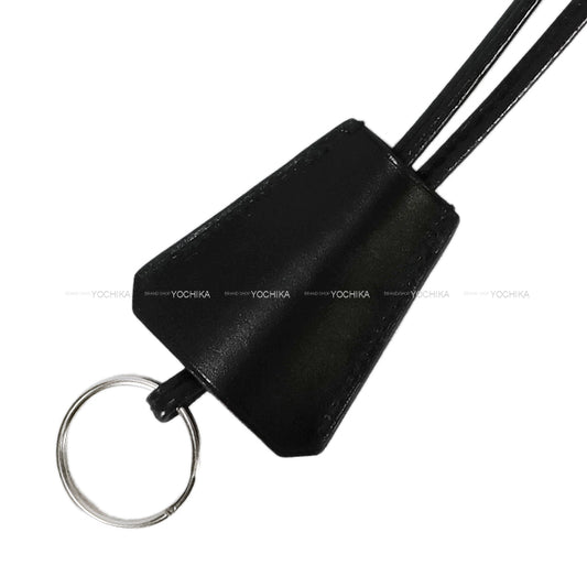 HERMES Clochette Kelly watch Noir (Black) Silver HW[EXCELLENT][Authentic]