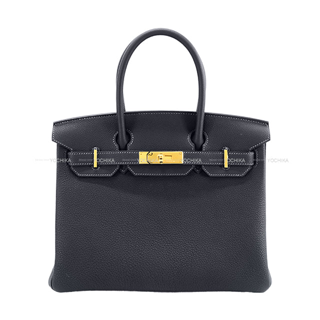 HERMES Handbag Birkin30 Caban Veau Togo Gold HW Stamp W[BRAND NEW][Authentic]