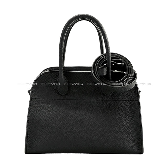 The Row Handbag Margaux 10 Noir (Black) Silver HW W1190L133BLPL[ALMOST NEW][Authentic]