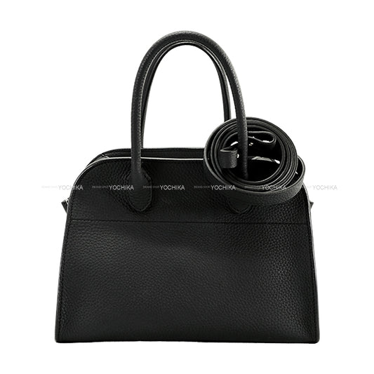 The Row Handbag Margaux 10 Noir (Black) Silver HW W1190L133BLPL[ALMOST NEW][Authentic]