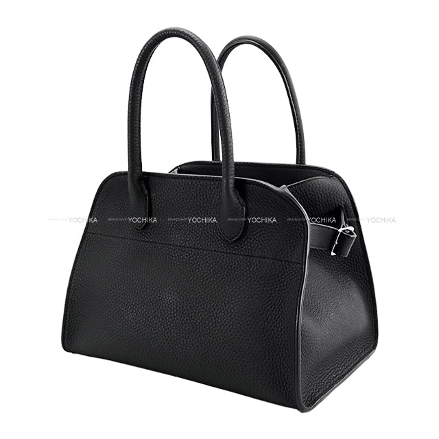 The Row Handbag Margaux 10 Noir (Black) Silver HW W1190L133BLPL[ALMOST NEW][Authentic]