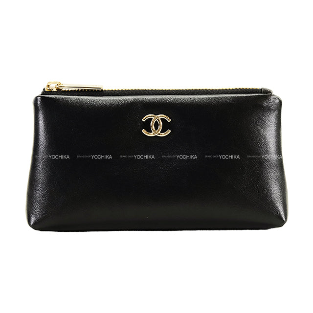 [Pre-loved] 2024AW CHANEL Shoulder bag COCO Mark Mini Flap Bijoux Chain Lambskin /Imitation Pearl/Strass Champagne Gold HW AS4817[LIKE NEW][Authentic]