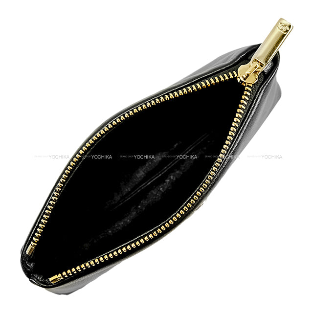 [Pre-loved] 2024AW CHANEL Shoulder bag COCO Mark Mini Flap Bijoux Chain Lambskin /Imitation Pearl/Strass Champagne Gold HW AS4817[LIKE NEW][Authentic]