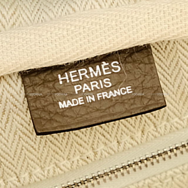 [Pre-loved] HERMES Shoulder bag Victoria Elan 38 Etoupe Taurillon Clemence Silver HW Stamp □P[LIKE NEW][Authentic]