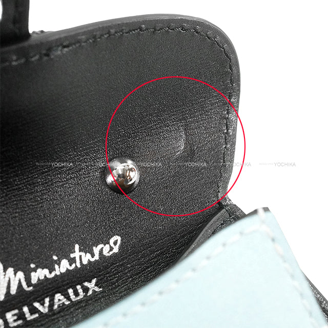 Delvaux bag charm Miniatures Nippon Kabuki Silver HW AE0426AAM0ANYPA[EXCELLENT][Authentic]