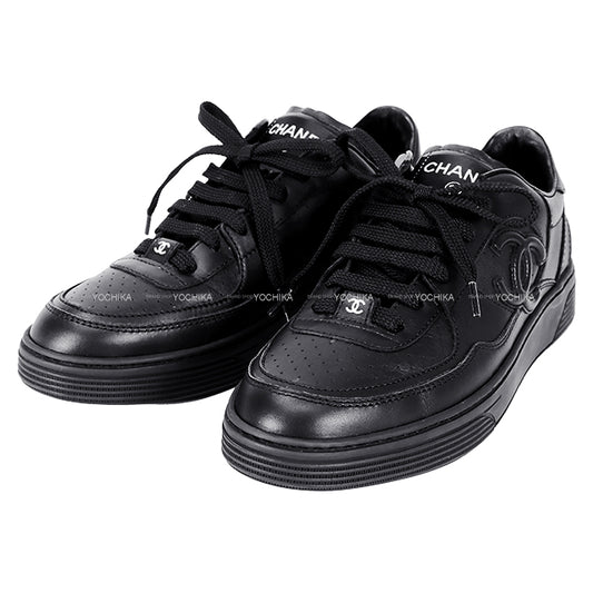 2023SS CHANEL sneakers Ladies COCO Mark Noir (Black) Calf #37 G45079[EXCELLENT][Authentic]