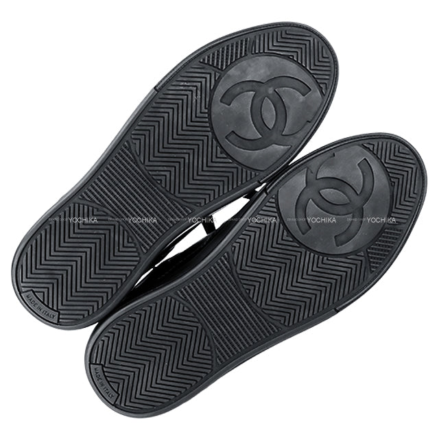 2023SS CHANEL sneakers Ladies COCO Mark Noir (Black) Calf #37 G45079[EXCELLENT][Authentic]