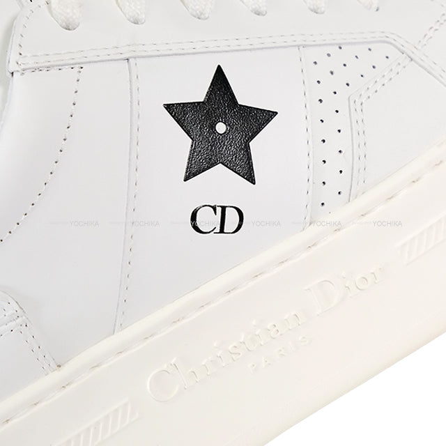 [Pre-loved] Dior sneakers Dior Star Platform Blanc (White) Calfskin/Suede Calfskin #36.5 KCK413CLD_S19W[LIKE NEW][Authentic]