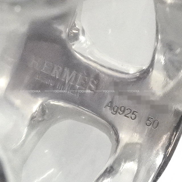HERMES ring Osmose PM Silver Silver925 (SV925 Ag925) #50[BRAND NEW][Authentic]