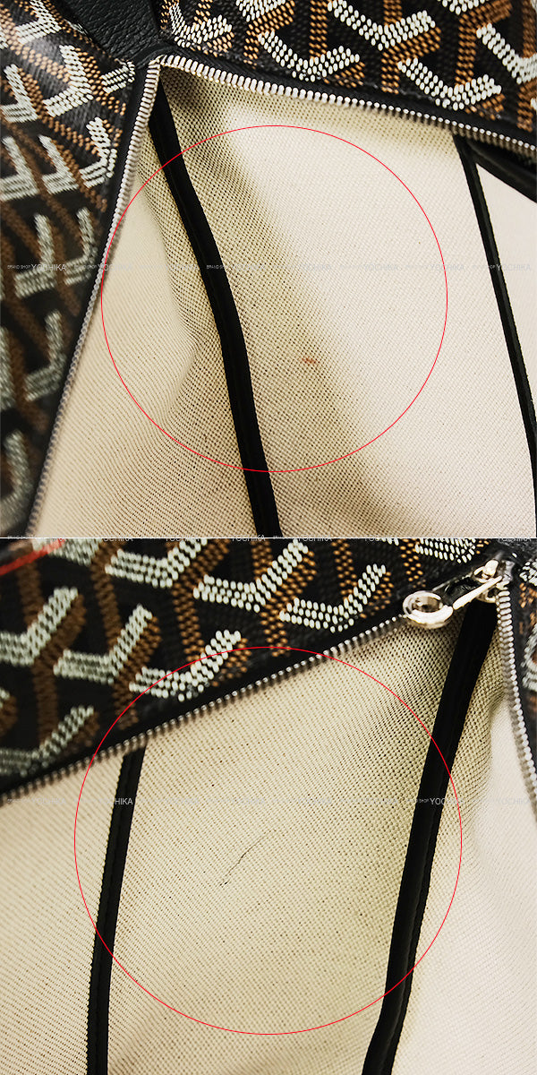 [Pre-loved] GOYARD Shoulder bag ArtoisPM Marker eiffel tower Noir (Black) PVC coated canvas[LIKE NEW][Authentic]