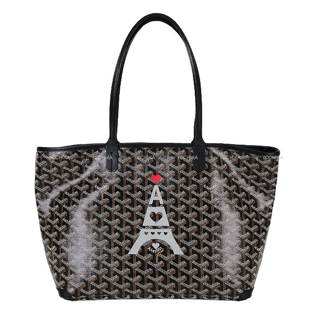 [Pre-loved] GOYARD Shoulder bag ArtoisPM Marker eiffel tower Noir (Black) PVC coated canvas[LIKE NEW][Authentic]