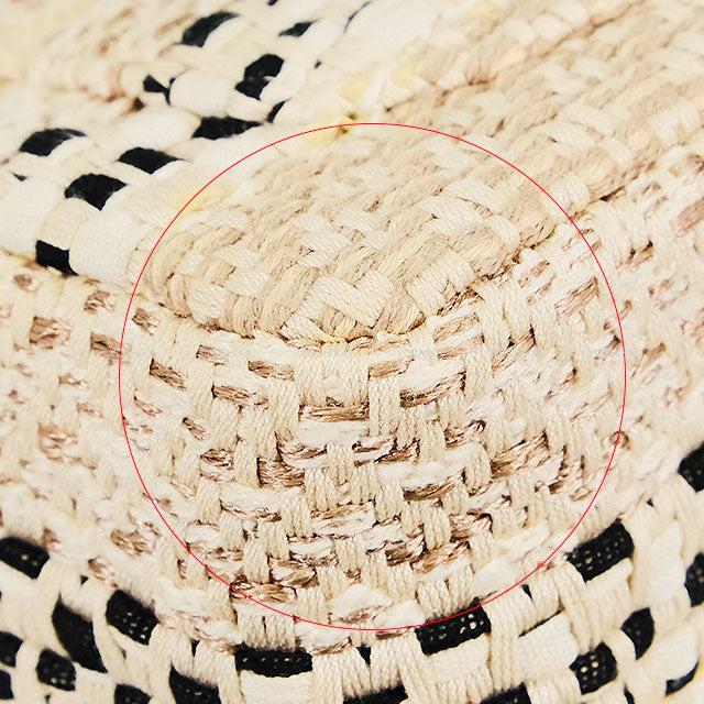 CHANEL Shoulder bag Mini Matelasse chain Raffia Antique Gold HW[EXCELLENT][Authentic]