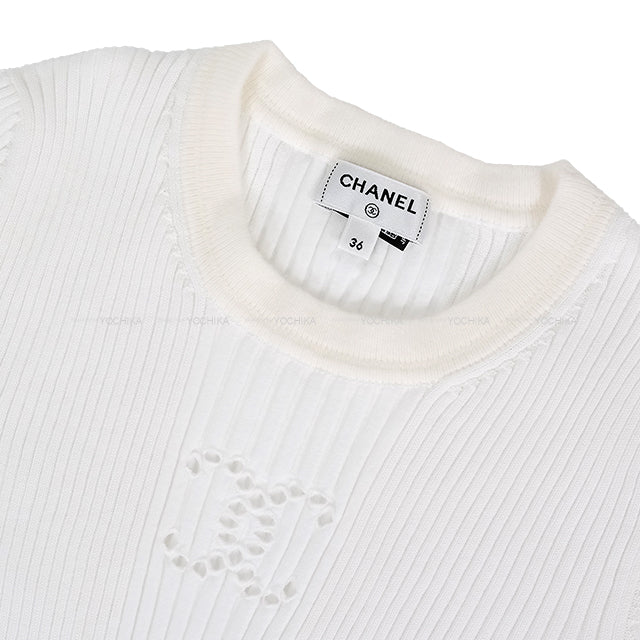 PRADA skirt Women's High-Rise Denim Medium Skirt Logo Plaque Blanc (White) Cotton #36 Gold HW[BRAND NEW][Authentic]