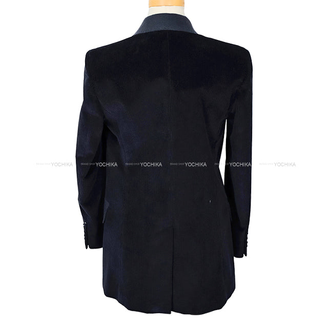 MAX MARA Tailored jacket Set-Up Double Contrasting Panels Navy Camel Cotton #34 11-04-60242[EXCELLENT][Authentic]